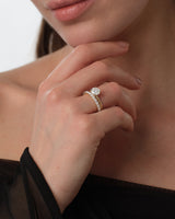 4-Prong Solitaire Round Cut Lab Grown Diamond Engagement Ring (1.50 CT)