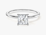 Princess Cut Solitaire Moissanite Engagement Ring (1.00 CT)