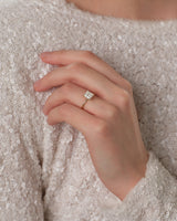 Princess Cut Solitaire Moissanite Engagement Ring (1.50 CT)