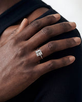 Princess Cut Solitaire Lab Grown Diamond Engagement Ring (3.00 CT)