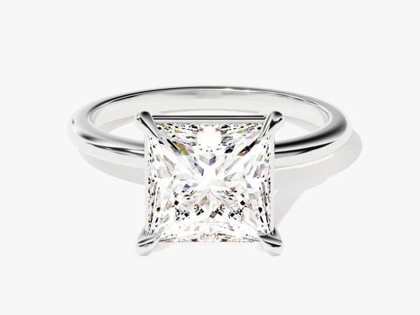 Princess Cut Solitaire Lab Grown Diamond Engagement Ring (3.00 CT)