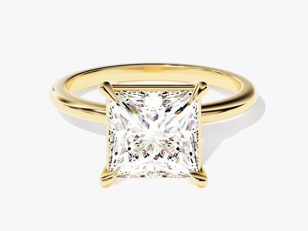 Princess Cut Solitaire Lab Grown Diamond Engagement Ring (3.00 CT)