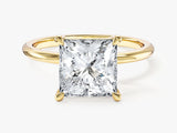 Princess Cut Solitaire Lab Grown Diamond Engagement Ring (3.00 CT)