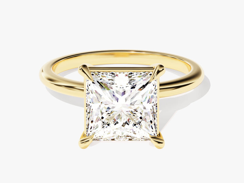 Princess Cut Solitaire Diamond Engagement Ring (3.00 CT)