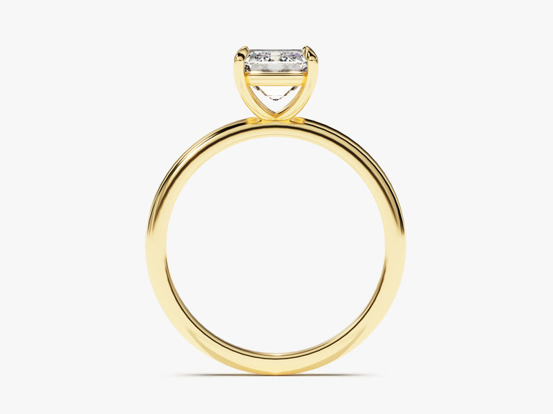 Emerald Cut Solitaire Moissanite Engagement Ring (1.50 CT)