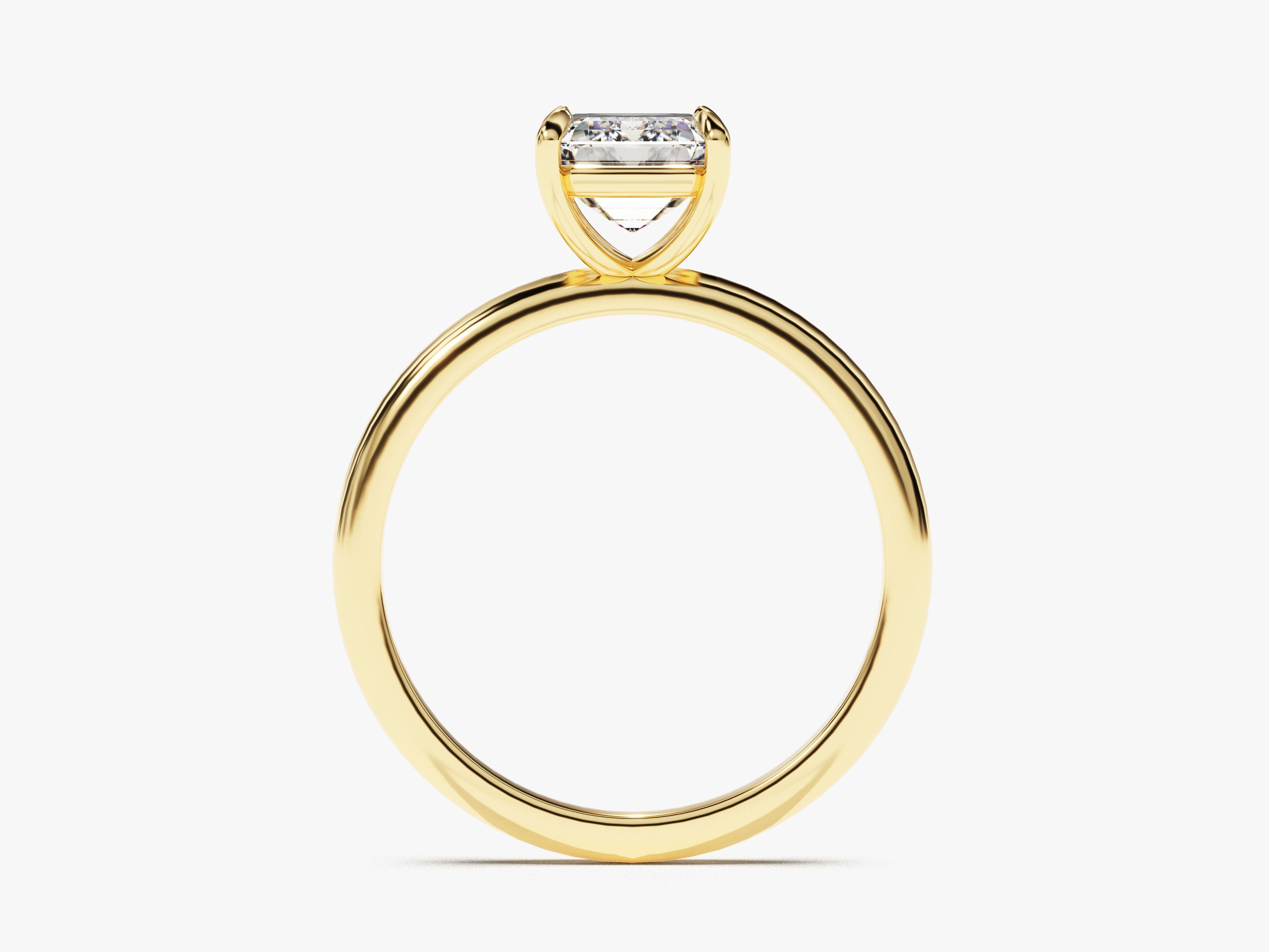 Emerald Cut Solitaire Diamond Engagement Ring (1.50 CT)