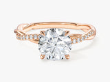 Twist Moissanite Engagement Ring (1.50 CT)