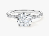 Twist Moissanite Engagement Ring (1.50 CT)