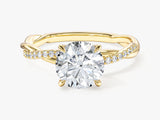 Twist Moissanite Engagement Ring (1.50 CT)