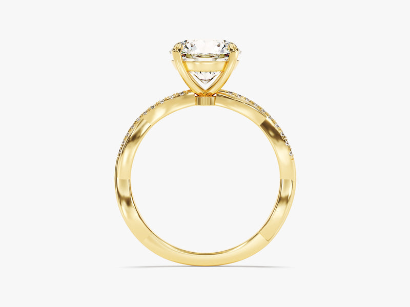 Twist Lab Grown Diamond Engagement Ring (2.00 CT)