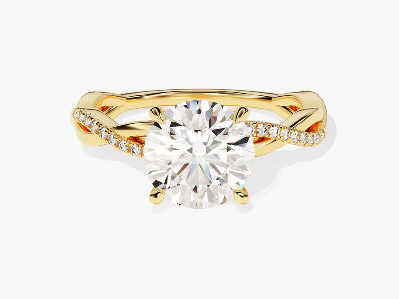 Twist Lab Grown Diamond Engagement Ring (2.00 CT)