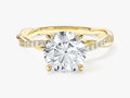 Twist Moissanite Engagement Ring (2.00 CT)
