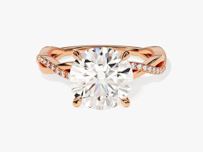 Twist Lab Grown Diamond Engagement Ring (3.00 CT)