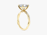 Twist Moissanite Engagement Ring (3.00 CT)