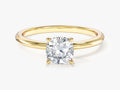 Cushion Cut Solitaire Lab Grown Diamond Engagement Ring (1.00 CT)