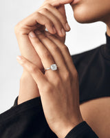Cushion Cut Solitaire Moissanite Engagement Ring (3.00 CT)