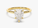 Pear Cut Solitaire Diamond Engagement Ring (2.00 CT)