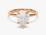 Pear Cut Solitaire Lab Grown Diamond Engagement Ring (3.00 CT)