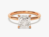 Asscher Cut Solitaire Diamond Engagement Ring (2.00 CT)