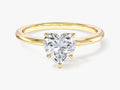 Heart Cut Solitaire Moissanite Engagement Ring (1.00 CT)