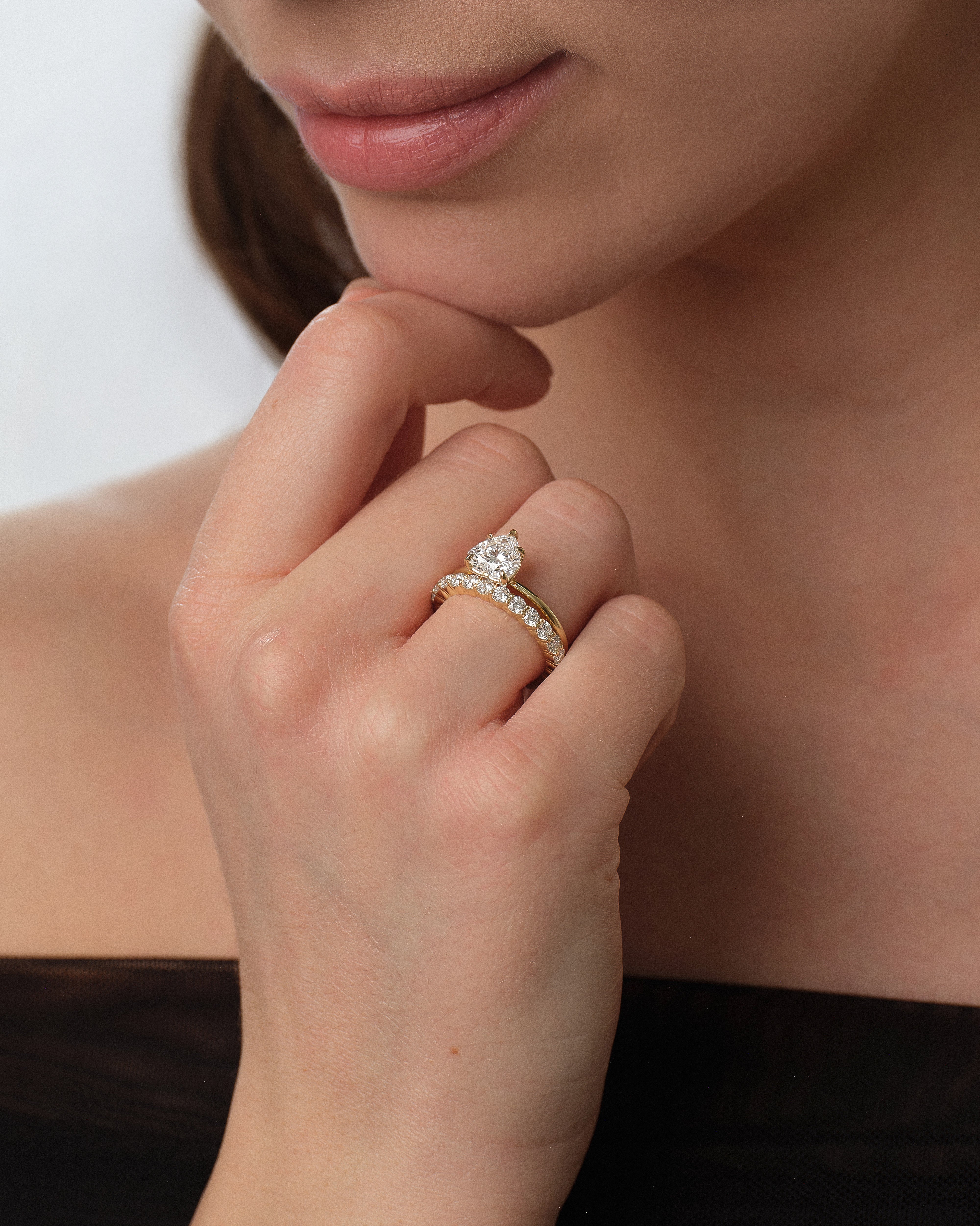 Heart Cut Solitaire Moissanite Engagement Ring (1.50 CT)