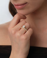 Heart Cut Solitaire Moissanite Engagement Ring (1.50 CT)