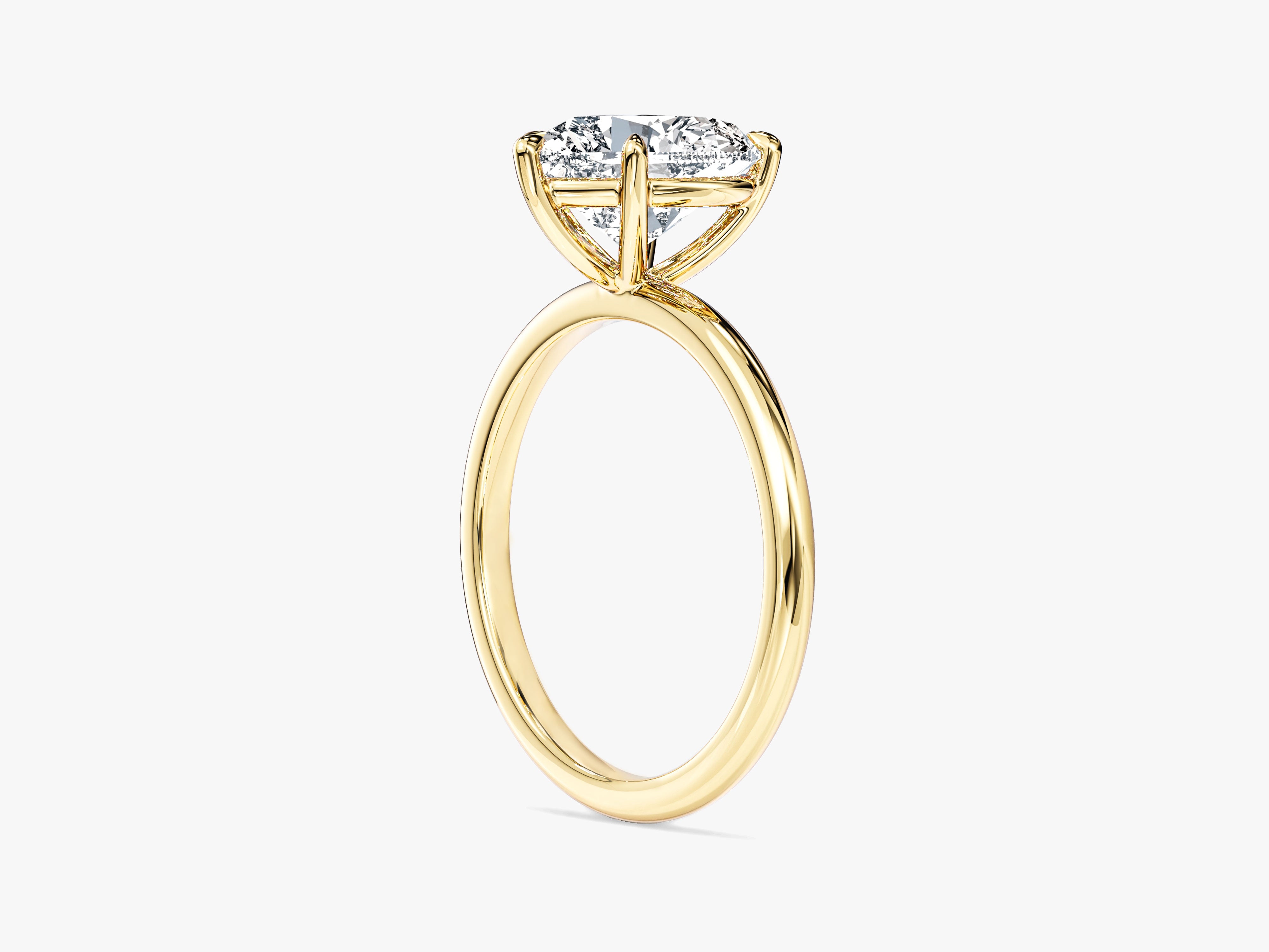 Heart Cut Solitaire Lab Grown Diamond Engagement Ring (2.00 CT)