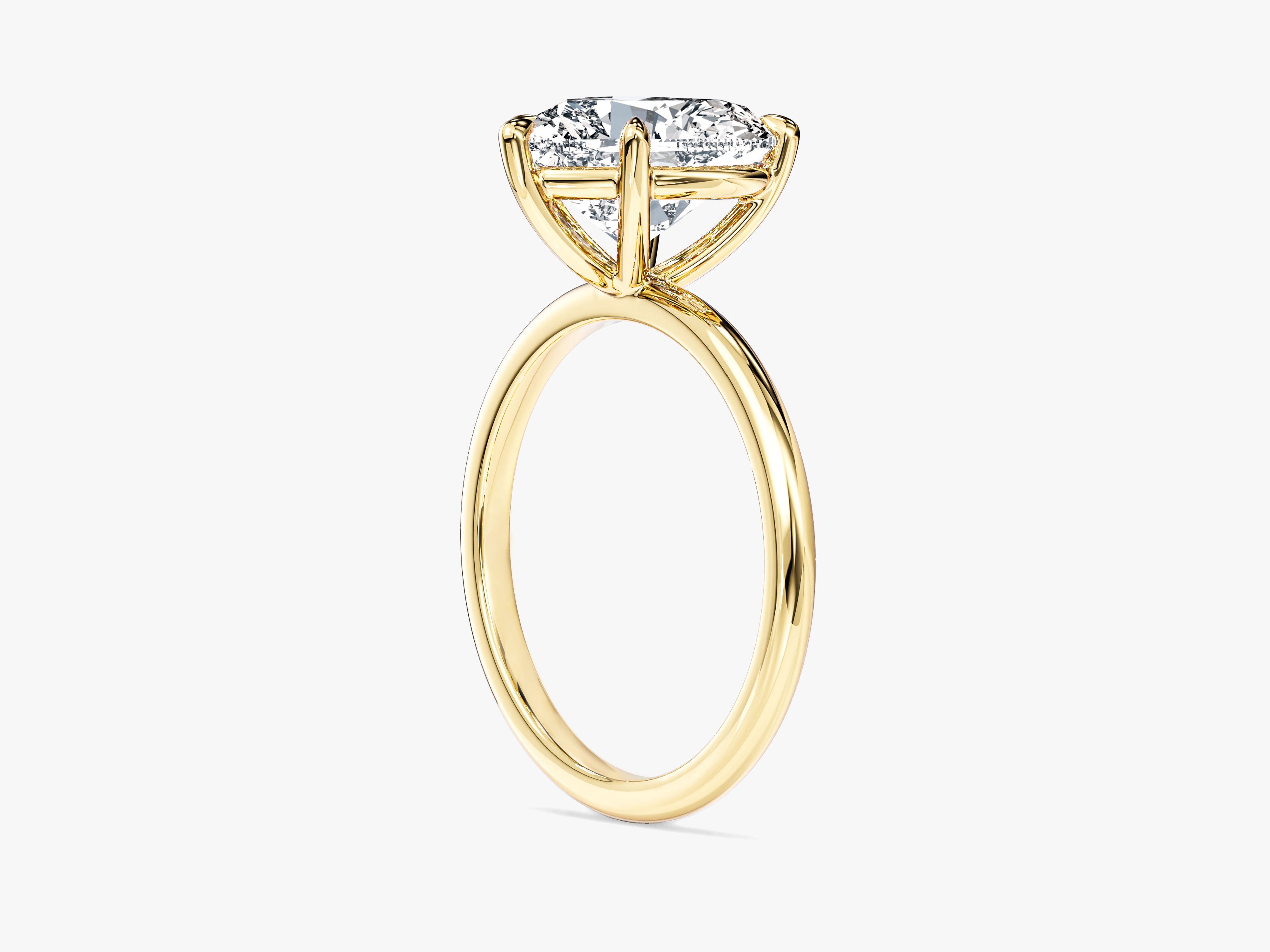 Heart Cut Solitaire Lab Grown Diamond Engagement Ring (3.00 CT)