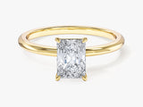 Radiant Cut Solitaire Moissanite Engagement Ring (1.00 CT)