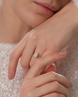 Radiant Cut Solitaire Lab Grown Diamond Engagement Ring (1.50 CT)