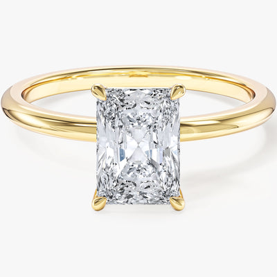 Radiant Cut Solitaire Lab Grown Diamond Engagement Ring (1.50 CT)