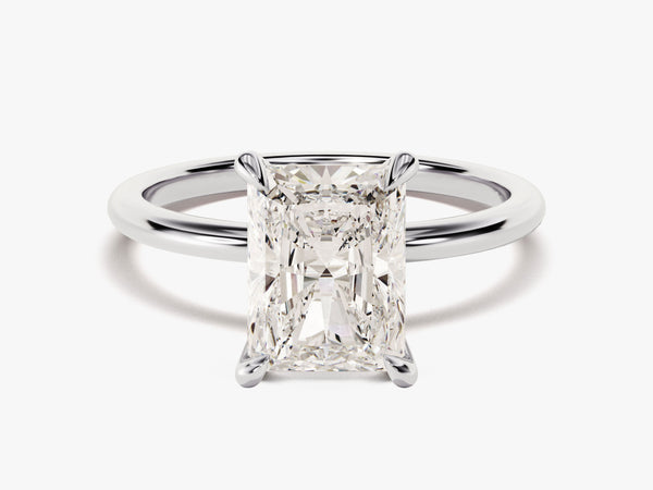 Radiant Cut Solitaire Diamond Engagement Ring (3.00 CT)