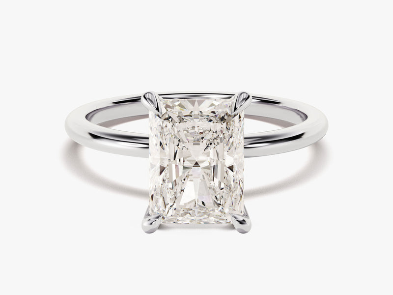 Radiant Cut Solitaire Diamond Engagement Ring (3.00 CT)