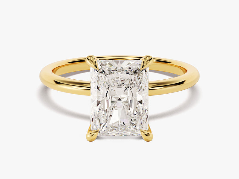 Radiant Cut Solitaire Diamond Engagement Ring (3.00 CT)