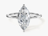Marquise Cut Solitaire Moissanite Engagement Ring (2.00 CT)