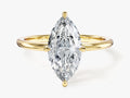 Marquise Cut Solitaire Lab Grown Diamond Engagement Ring (2.00 CT)