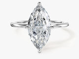 Marquise Cut Solitaire Lab Grown Diamond Engagement Ring (3.00 CT)