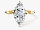 Marquise Cut Solitaire Lab Grown Diamond Engagement Ring (3.00 CT)