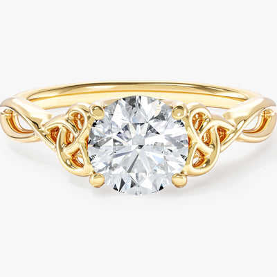 Art Deco Moissanite Engagement Ring (1.00 CT)