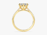 Marquise Cut Diamond Engagement Ring with Pave Set Side Stones (2.00 CT)