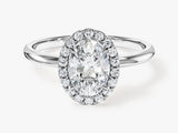 Oval Halo Lab Grown Diamond Engagement Ring (1.50 CT)