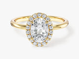 Oval Halo Lab Grown Diamond Engagement Ring (1.50 CT)
