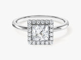 Princess Halo Lab Grown Diamond Engagement Ring (1.00 CT)