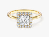 Princess Halo Lab Grown Diamond Engagement Ring (1.00 CT)