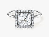 Princess Halo Lab Grown Diamond Engagement Ring (2.00 CT)