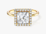 Princess Halo Lab Grown Diamond Engagement Ring (2.00 CT)