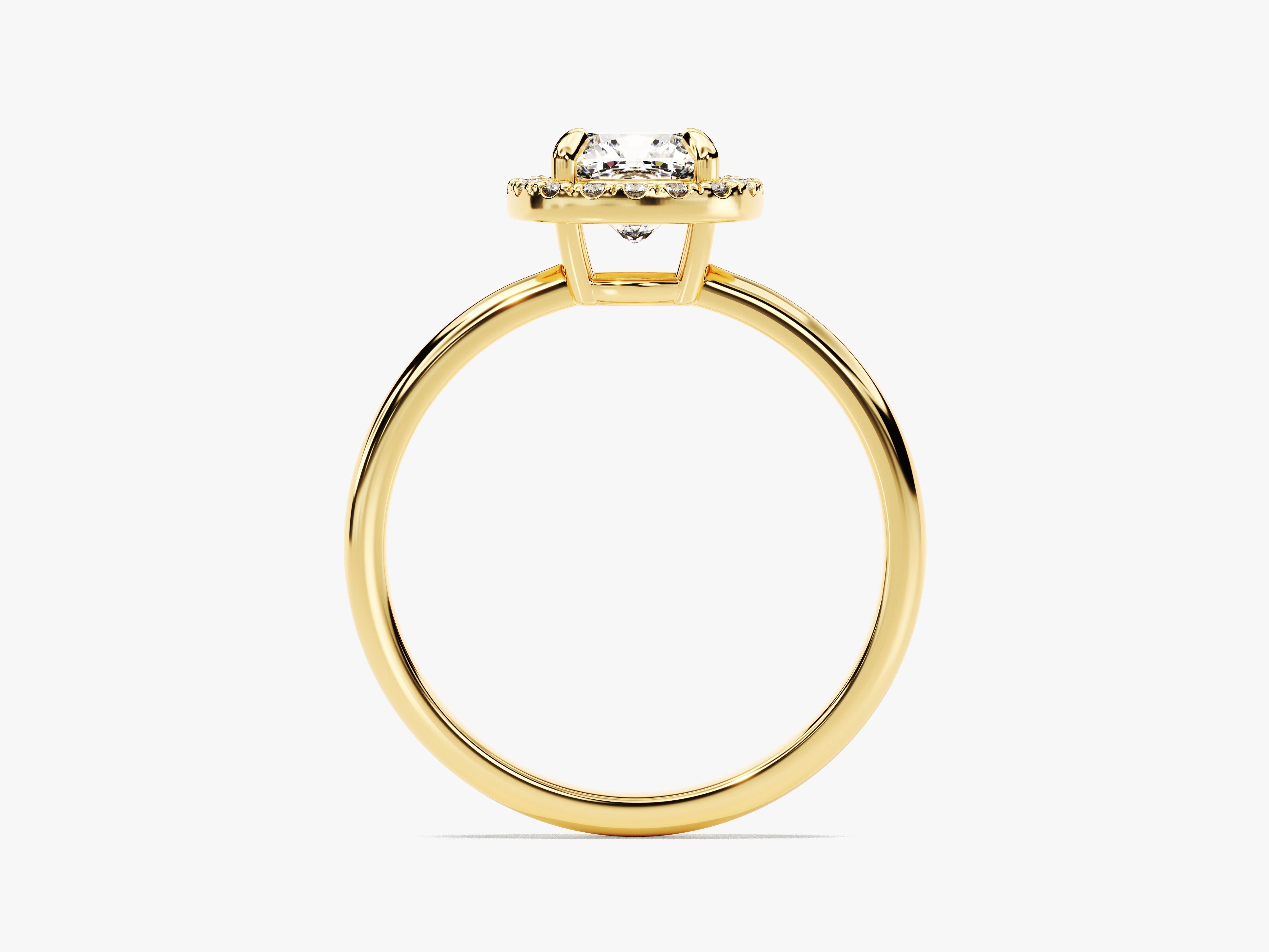 Cushion Halo Diamond Engagement Ring (1.00 CT)