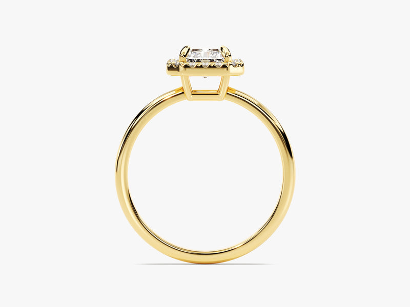 Radiant Halo Diamond Engagement Ring (1.00 CT)