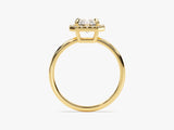 Radiant Halo Moissanite Engagement Ring (1.50 CT)