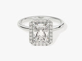 Radiant Halo Diamond Engagement Ring (2.00 CT)